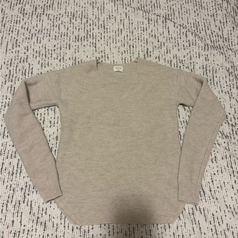 Wilfred Free Cream Knit Top
